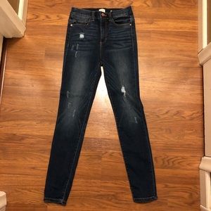 Dark High Rise Jeans